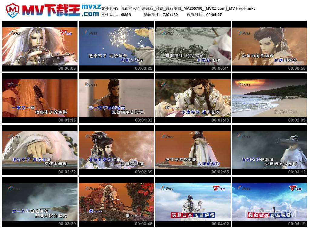 荒山亮-少年游流行_台语_流行歌曲_MA205756
